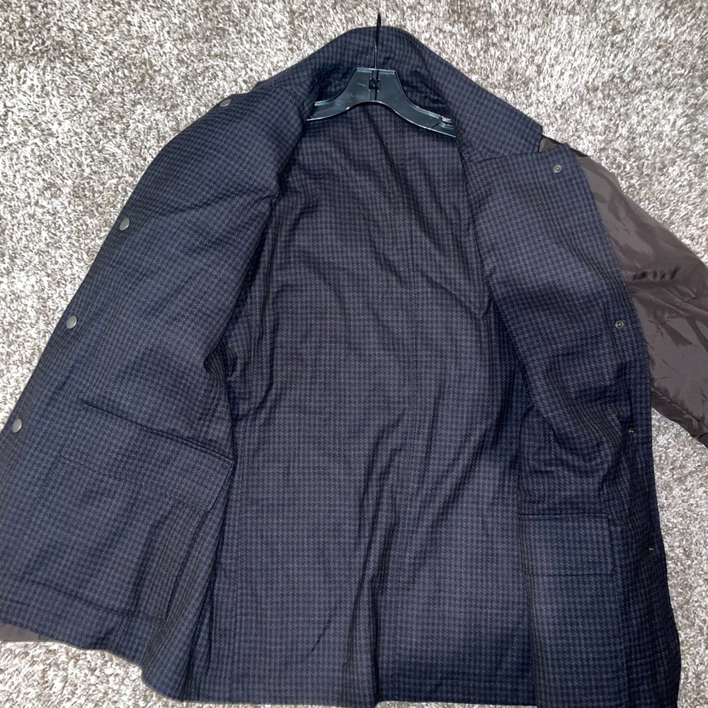 Canali Reversible Jacket. Brown Polyester On One … - image 5